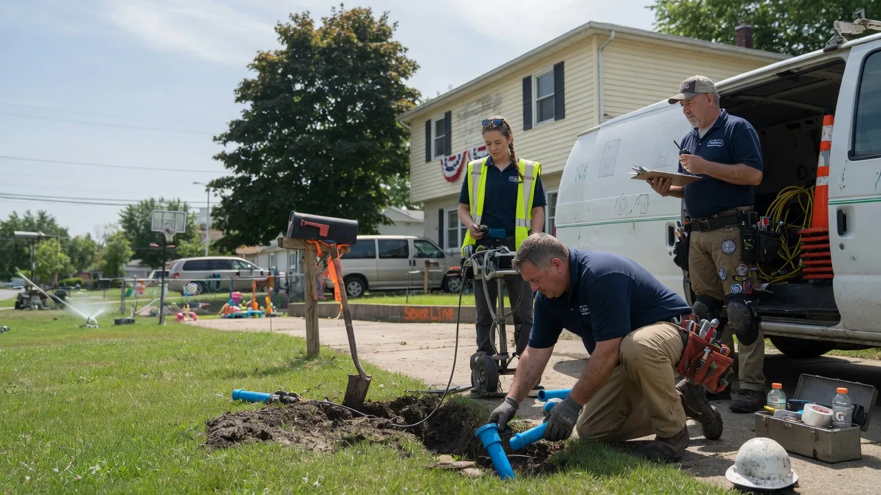 Slab Leak Repair in New Middletown, IN near me